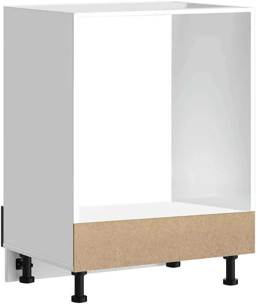 Orkaitės spintelė "Lucca" Juodas Engineered Wood