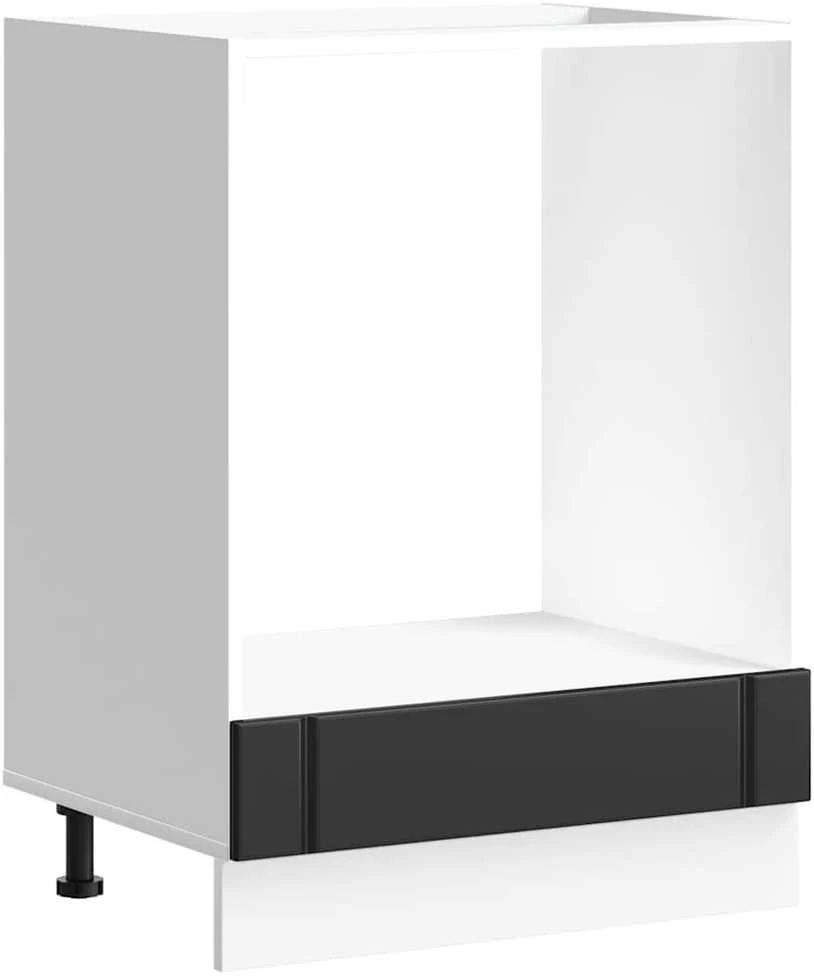 Orkaitės spintelė "Lucca" Juodas Engineered Wood