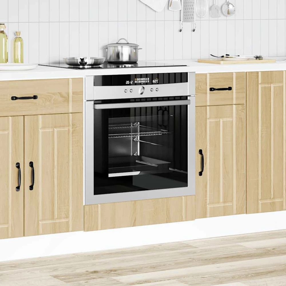 Orkaitės spintelė "Lucca" Sonoma Oak Engineered Wood