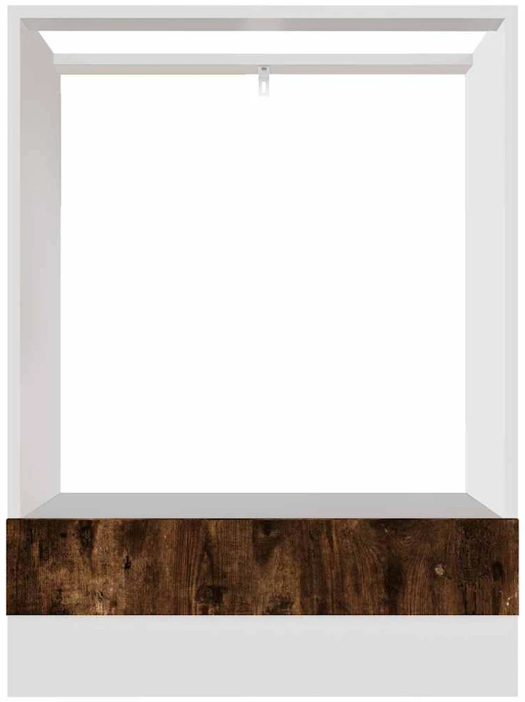 Orkaitės spintelė, dūminio ąžuolo, 60x46x81,5cm, mediena