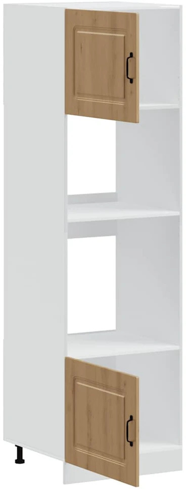 Orkaitės spintelės, 2vnt., Kalmar, artisano ąžuolo, mediena