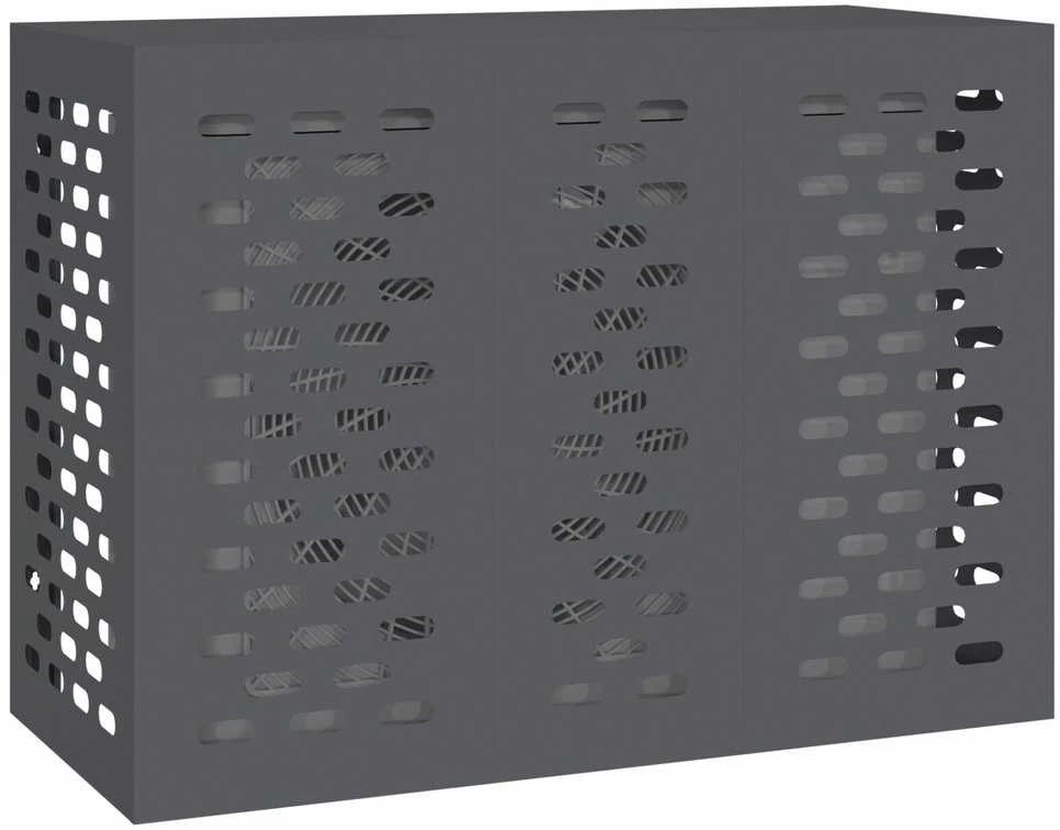 Kondicionierių uždangalas Antracito 110 x 50 x 80 cm Plienas