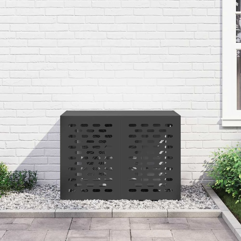 Kondicionierių uždangalas Juoda 100 x 50 x 70 cm
