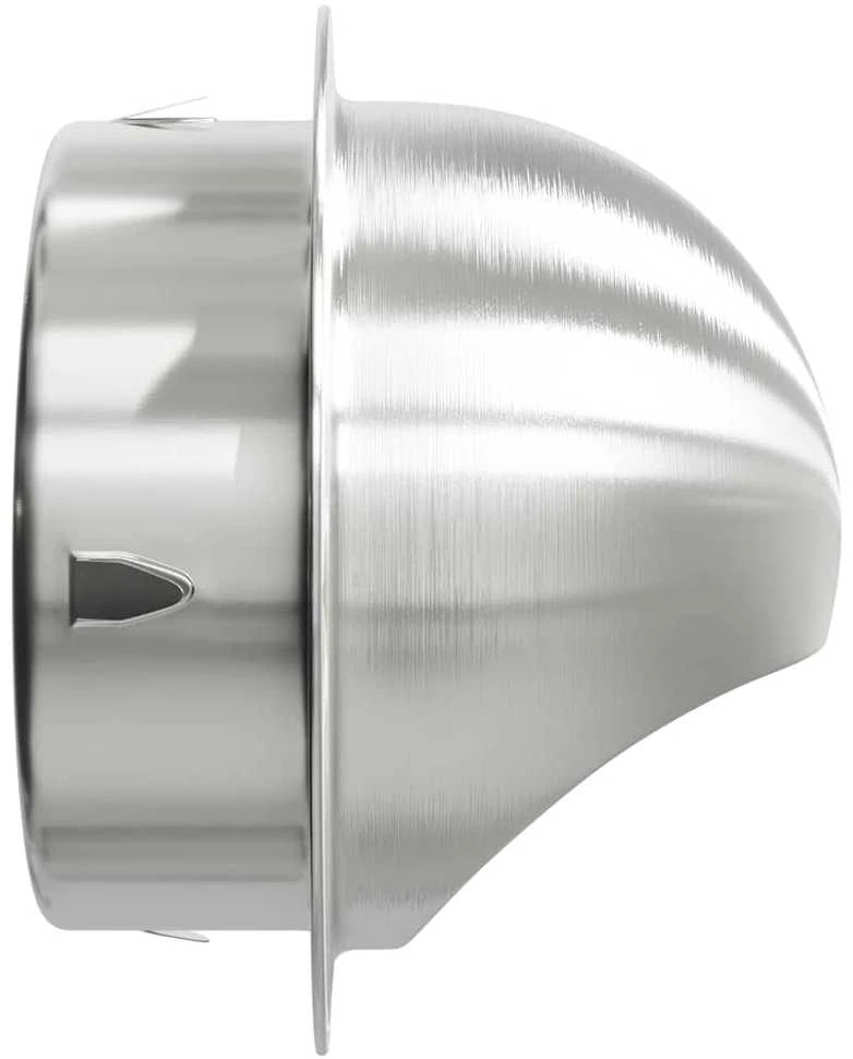 Oro ventiliacijos dangčiai 2 vnt. Sidabrinė 150 mm
