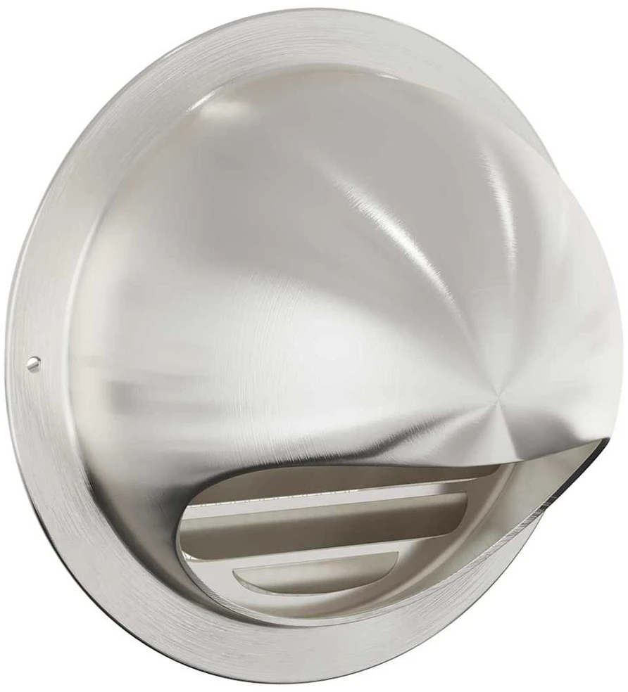 Oro ventiliacijos dangčiai 2 vnt. Sidabrinė 150 mm
