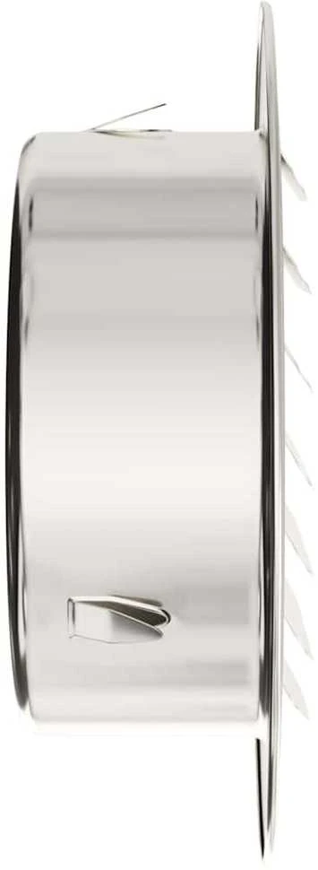 Oro ventiliacijos dangčiai 4 vnt. Sidabro 100 mm