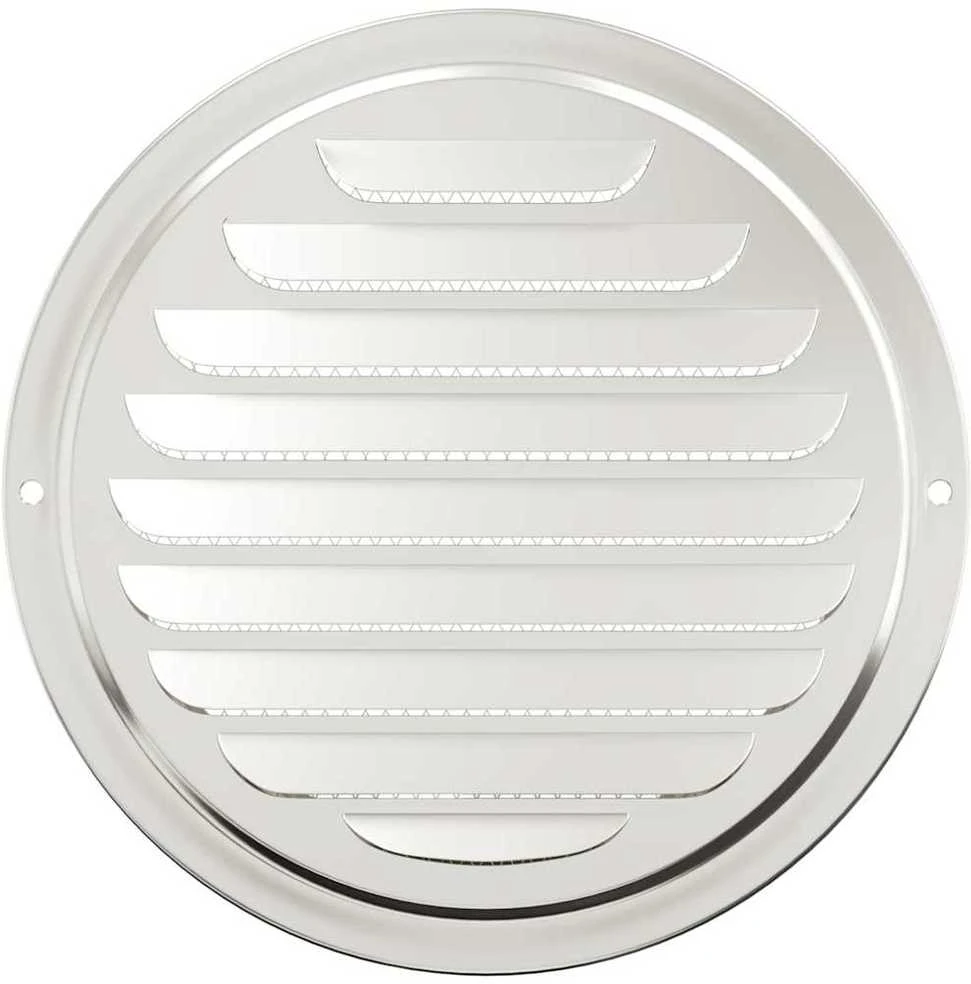 Oro ventiliacijos dangčiai 4 vnt. Sidabro 200 mm