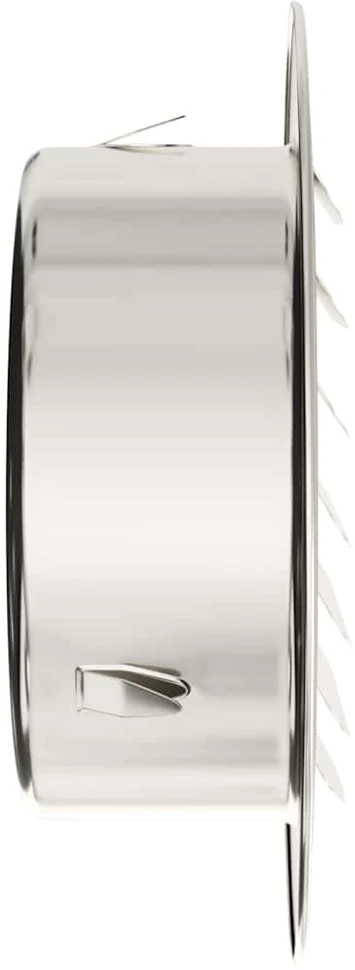 Oro ventiliacijos dangčiai 4 vnt. Sidabro 100 mm
