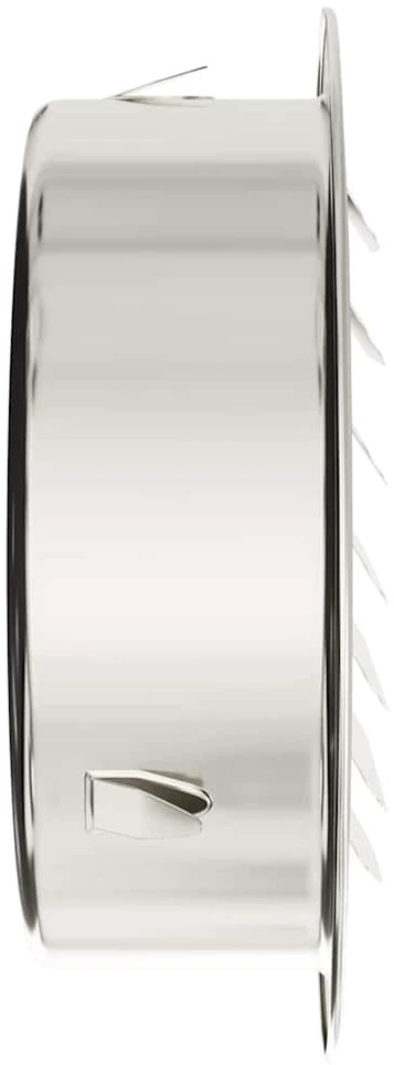 Oro ventiliacijos dangčiai 4 vnt. Sidabro 115 mm