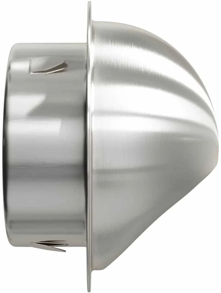Oro ventiliacijos dangčiai 8 vnt. Sidabrinė 100 mm