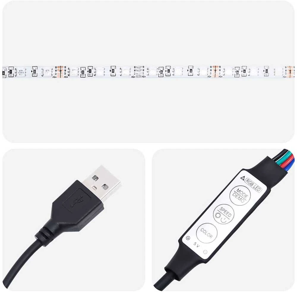 Osmanų lova su čiužiniais ir LED Rožinė 140x190cm Velvet