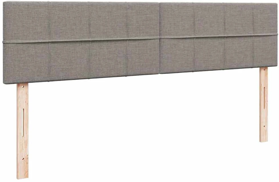 Osmanų lova su čiužiniu Taupe 180x200cm audiniu