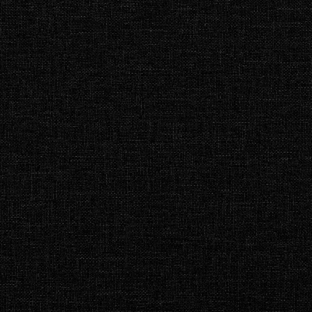 Osmanų lovos rėmas su čiužiniu, juodas, 80x200cm, audinys
