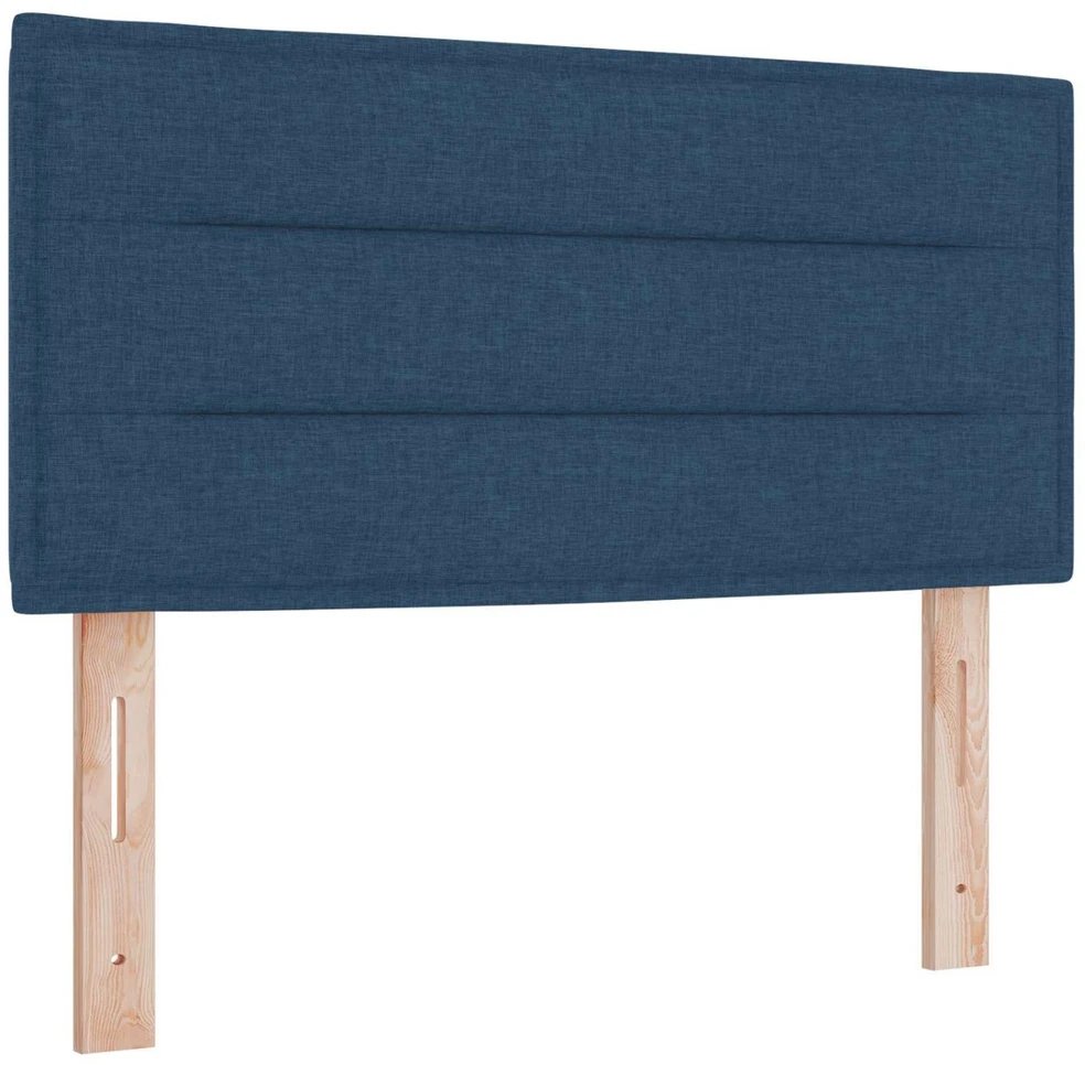 Otmana lova su matracsu ir LED Mėlyna 120 x 190 cm Audinys