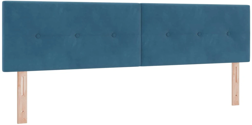 Otmana lova su matracsu ir LED Tamsi mėlyna 180 x 200 cm