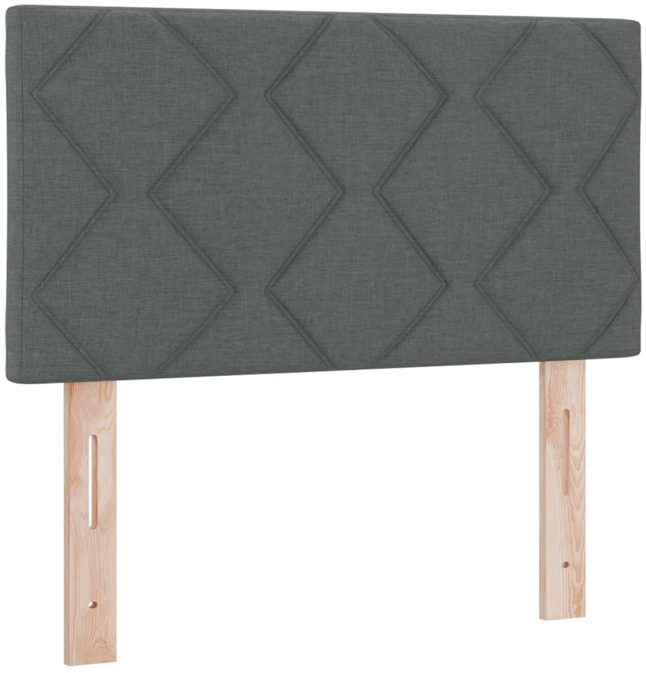 Otmana lova su matracsu ir LED Tamsiai pilka 80 x 200 cm