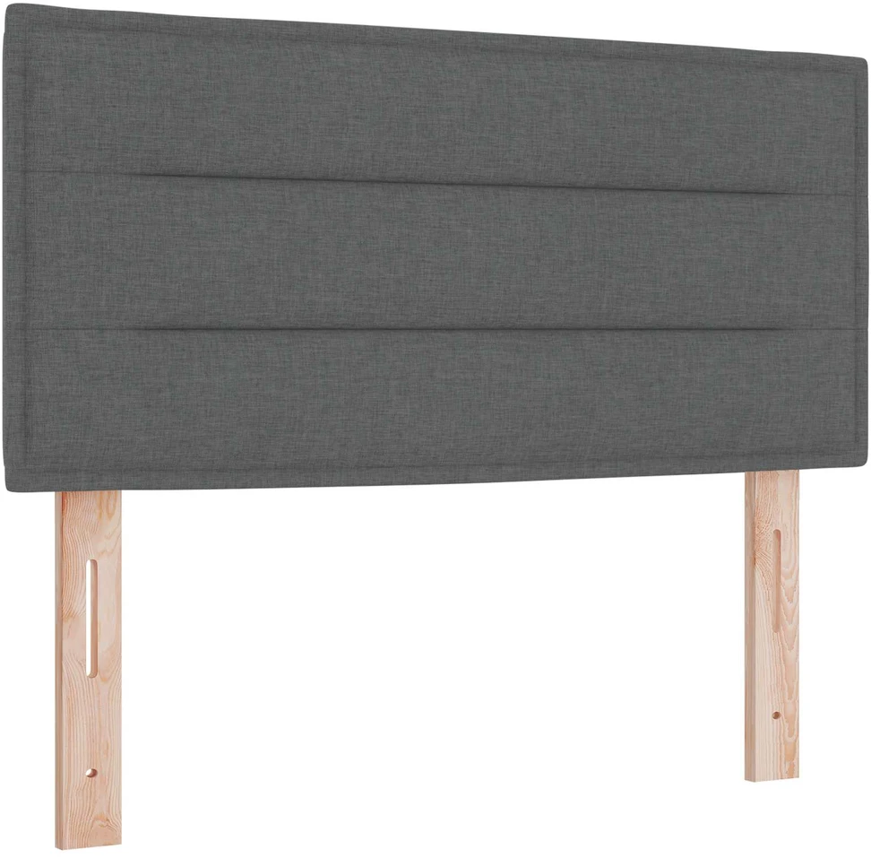 Otmana lova su matracsu ir LED Tamsiai pilka 80 x 200 cm