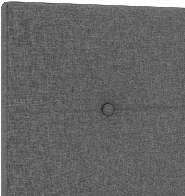 Otmana lova su matracsu ir LED Tamsiai pilka 180 x 200 cm