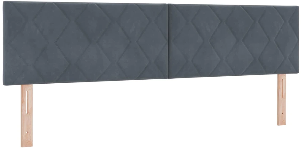Otmana lova su matracsu ir LED Tamsiai pilka 180 x 200 cm