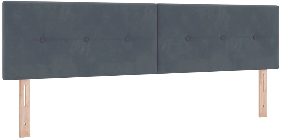 Otmana lova su matracsu ir LED Tamsiai pilka 180 x 200 cm