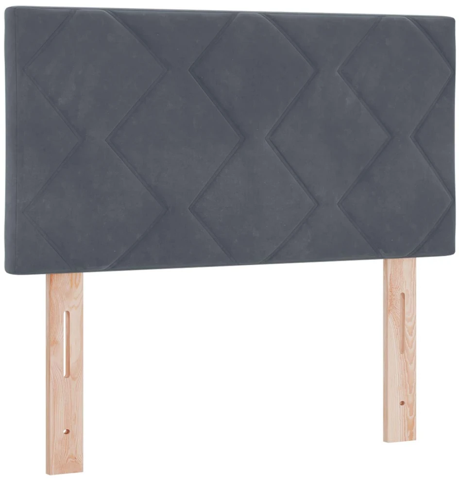 Otmana lova su matracsu ir LED Tamsiai pilka 80 x 200 cm