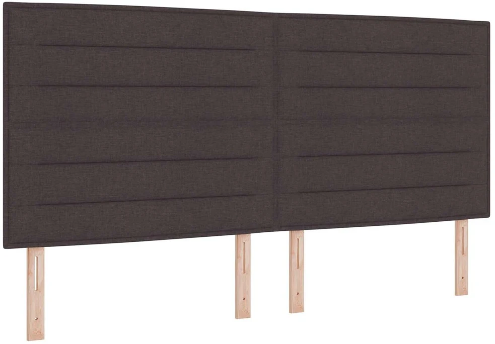Otmana lova su matracsu ir LED Tamsiai rudas 200 x 200 cm