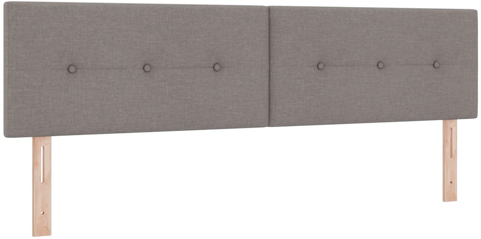 Otmana lova su matracsu ir LED Taupe 180 x 200 cm Audinys
