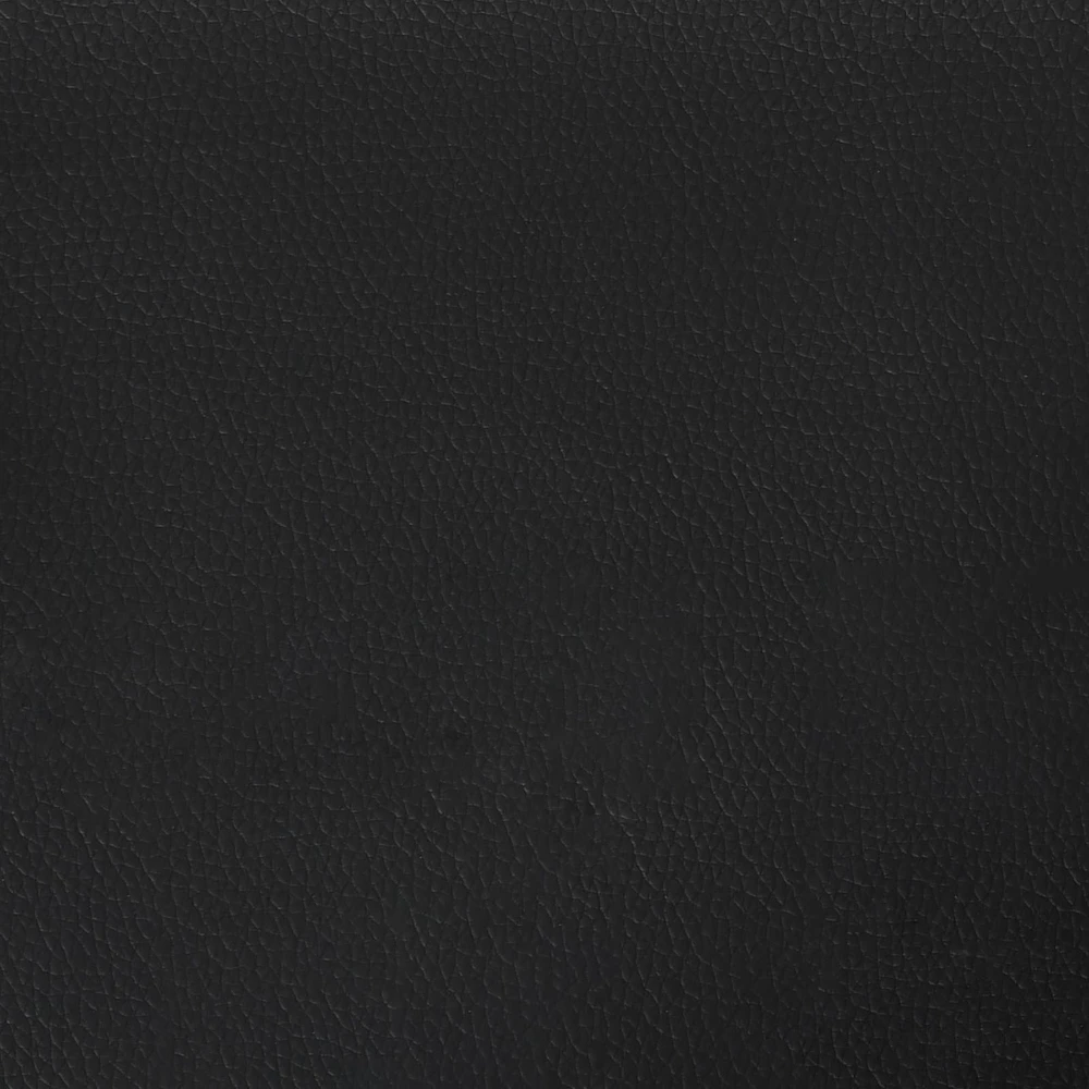 Otmana su saugykla Juodas 80 x 80 x 45 cm Dirbtinė oda