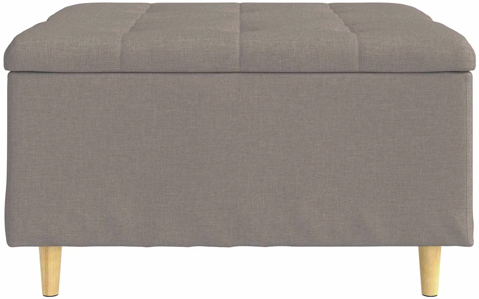 Otmana su saugykla Tortora 80 x 80 x 45 cm audinys