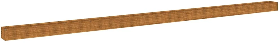Aukštas sodo lovelis, 1152x50x36cm, Corten plienas