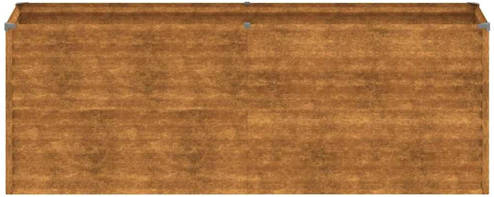 Aukštas sodo lovelis, 196x50x69cm, Corten plienas