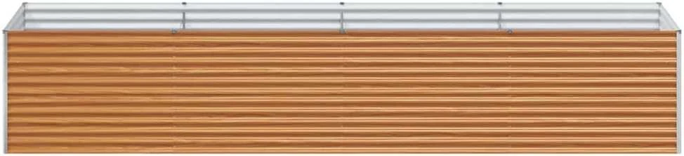 Paaukštinta sodo lova Šviesiai rudas 390 x 100 x 68 cm