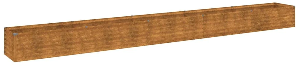 Aukštas sodo lovelis, 482x50x36cm, Corten plienas