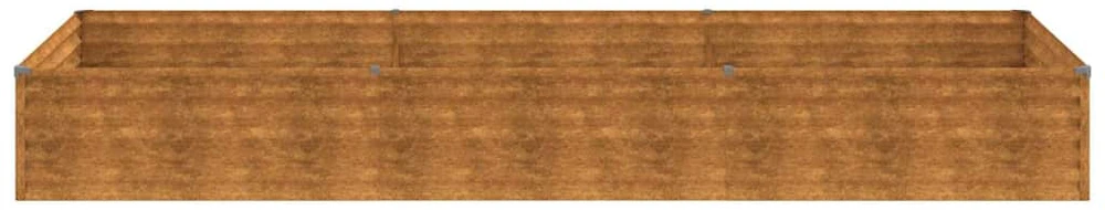 Aukštas sodo lovelis, 291x100x36cm, Corten plienas
