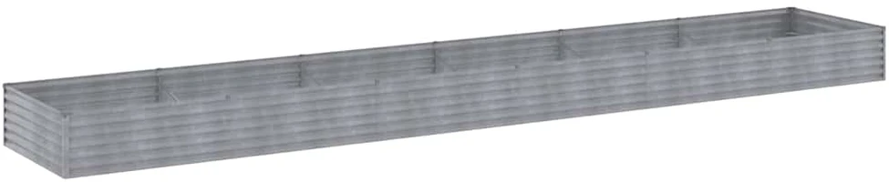 Aukštas sodo lovelis, 579x100x36cm, Corten plienas