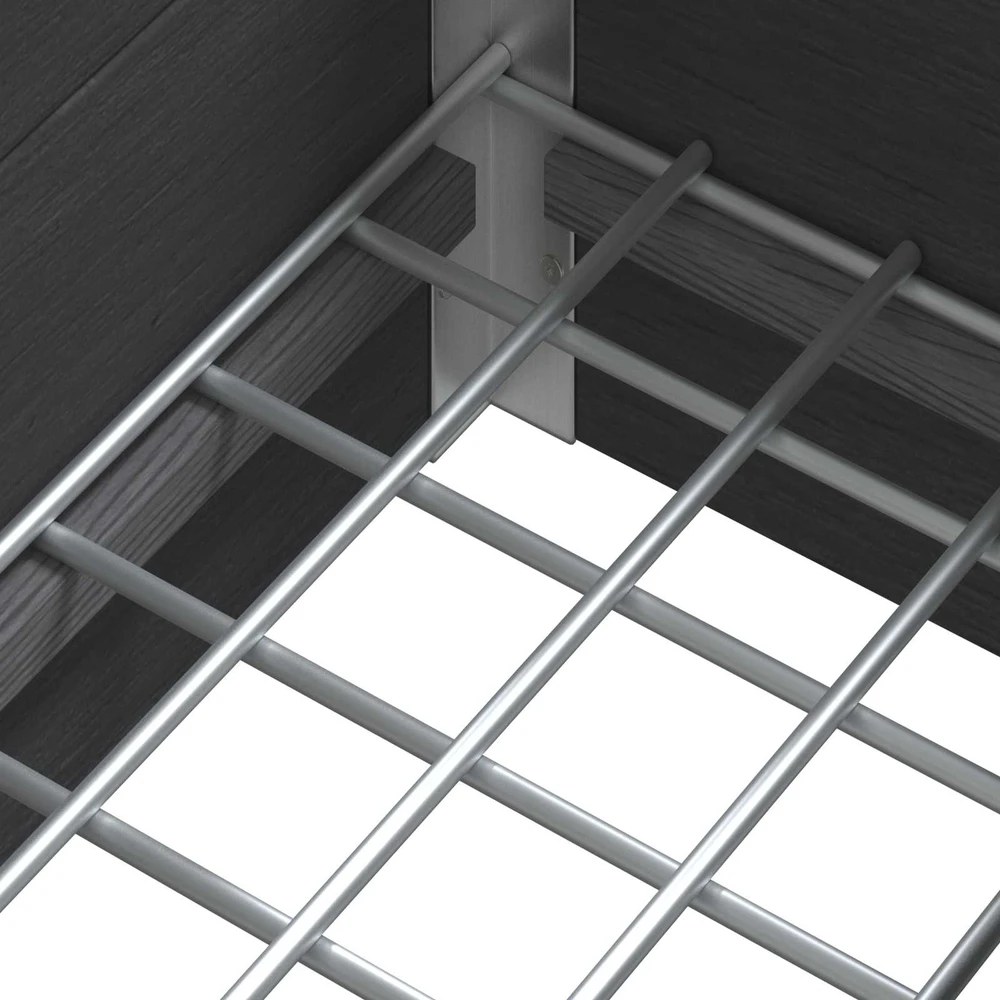 Paaukštinta sodo lova Pilka 50 x 30 x 22 cm WPC ir aliuminis