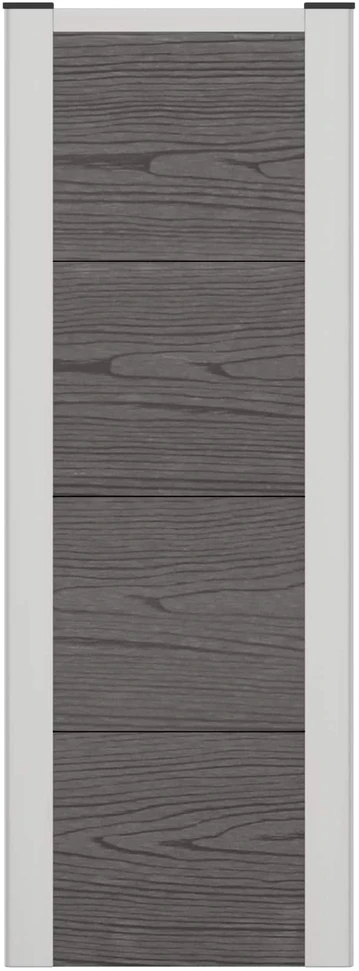 Paaukštinta sodo lova Pilka 75 x 30 x 82 cm WPC ir aliuminis