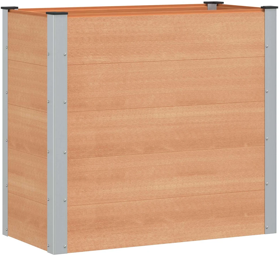 Paaukštinta sodo lova Ruda 100 x 50 x 91 cm WPC ir aliuminis