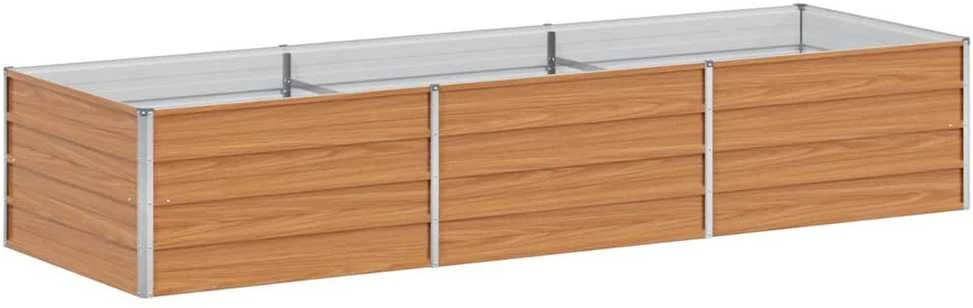 Paaukštinta sodo lova Šviesiai rudas 240 x 80 x 45 cm