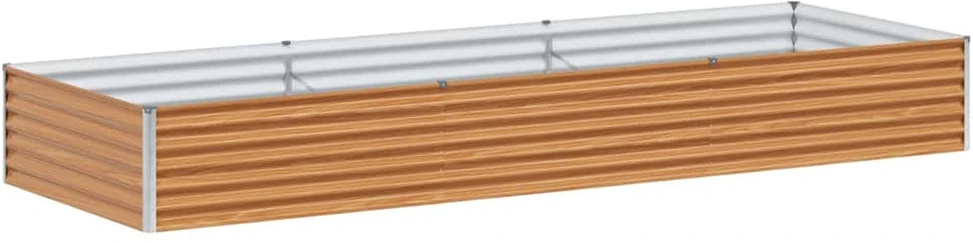 Paaukštinta sodo lova Šviesiai rudas 290 x 100 x 36 cm