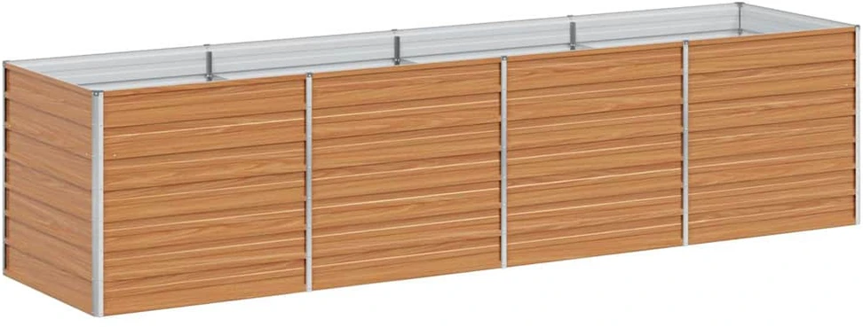 Paaukštinta sodo lova Šviesiai rudas 320 x 80 x 77 cm