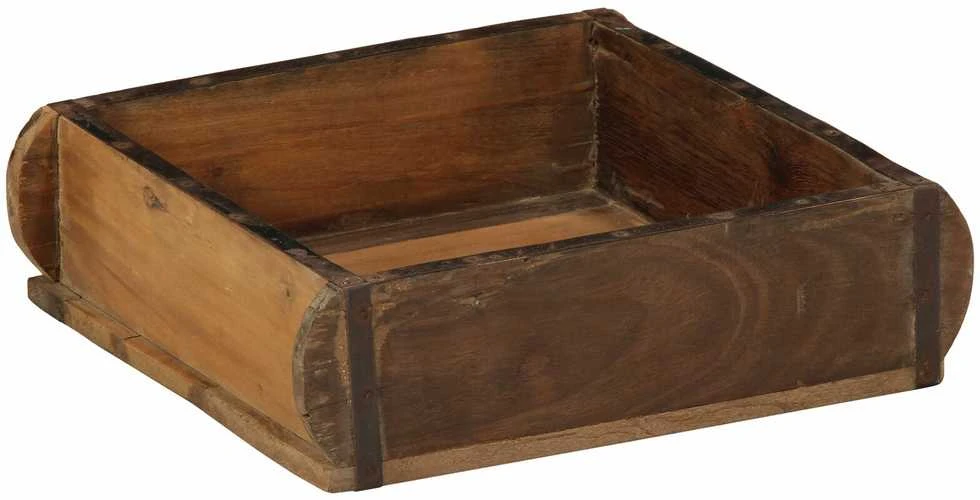Padėklas Ruda 29 x 31 x 10 cm Kietas atkurtas medis