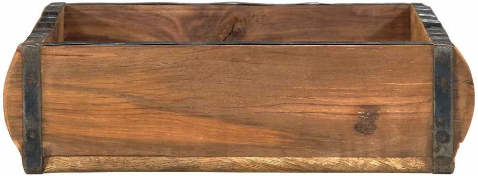 Padėklas Ruda 29 x 31 x 10 cm Kietas atkurtas medis