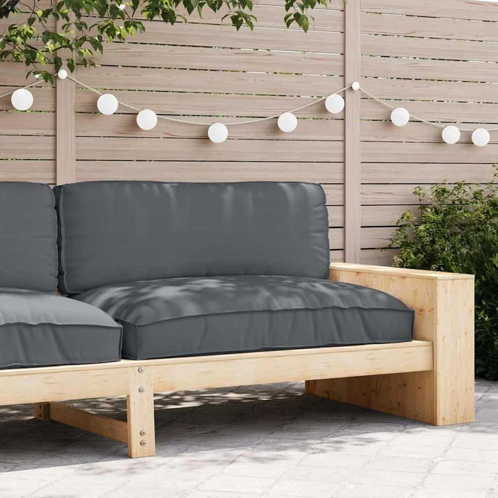 Pagalvėlė Oksfordo audinys Antracito 120 x 80 x 12 cm
