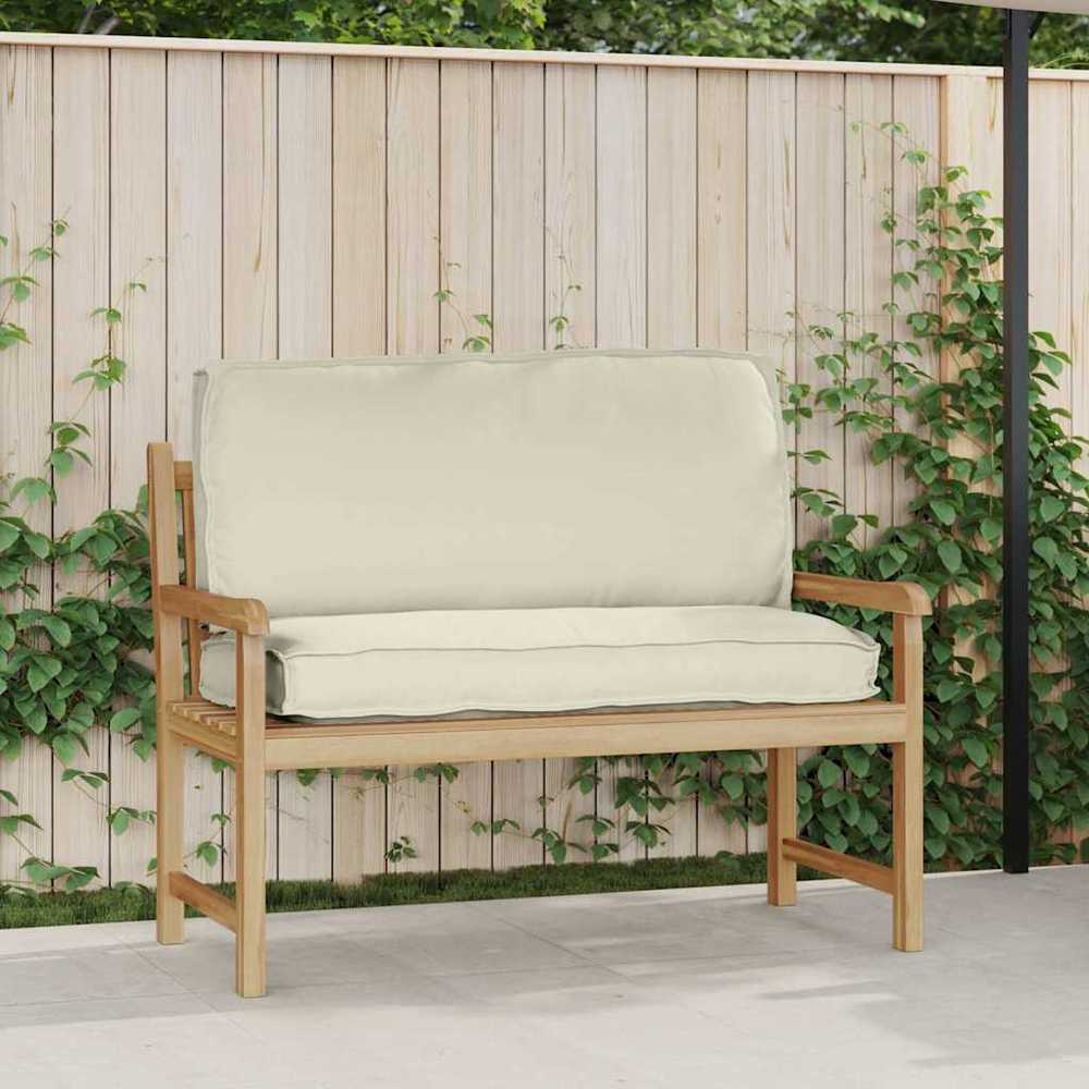 Pagalvėlė Oksfordo audinys Kreminė 120 x 50 x 12 cm