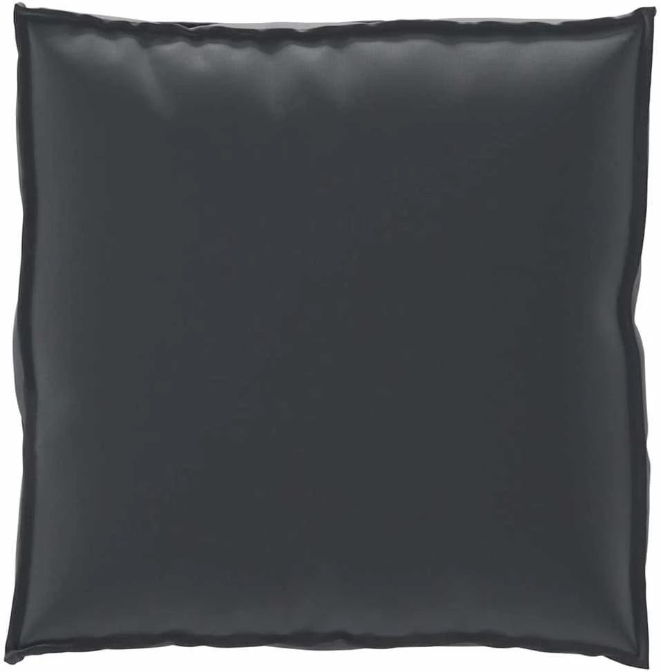 Pagalvėlė Oksfordo audinys Juoda 70 x 70 x 12 cm