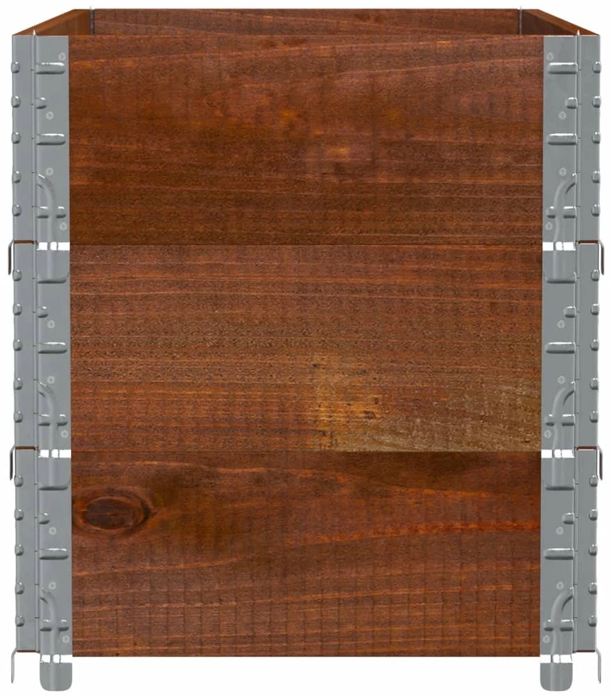 Padėklų apvadai, 3vnt., rudi, 100x50cm, pušies medienos masyvas