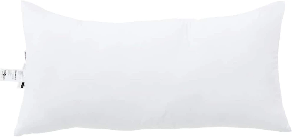 Pagalvė 80 x 40 x 20 cm Poliesteris Balta