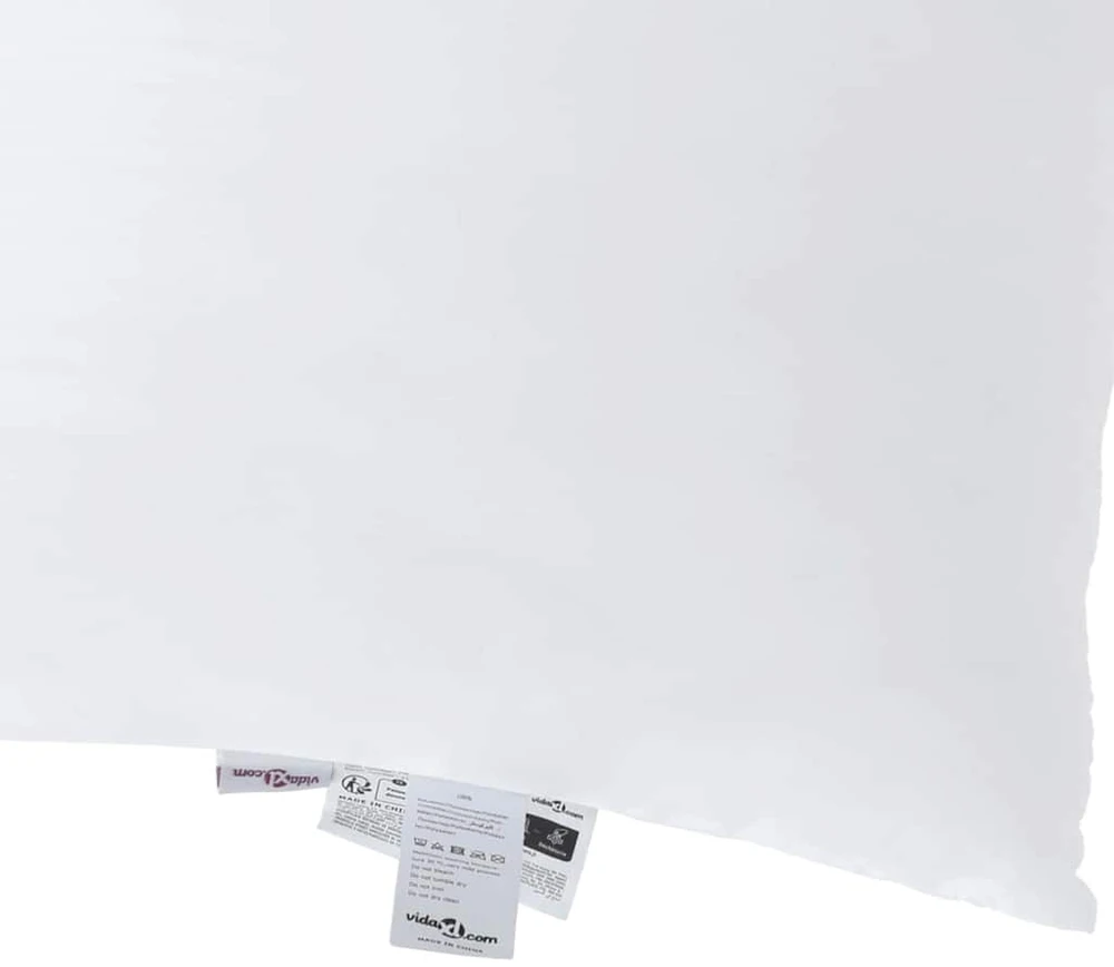Pagalvė 80 x 40 x 20 cm Poliesteris Balta