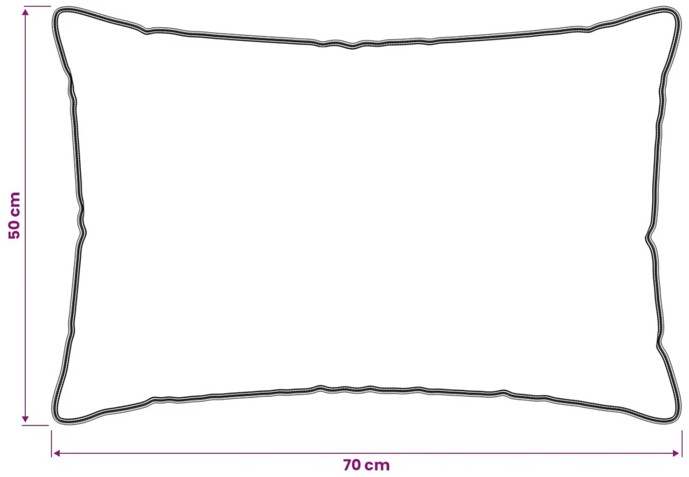 Pagalvė 50 x 70 cm Visoms sezonams Kapokų pluoštas Smėlio